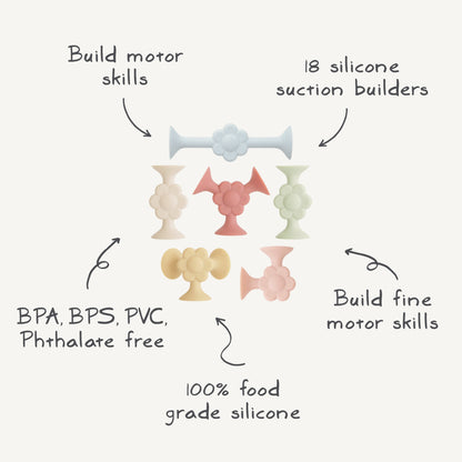 Daisy Silicone Suction Builders