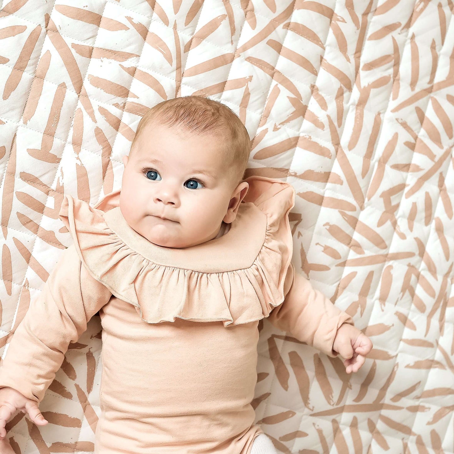 Snuggle Mat | Leaves - Sea Shell