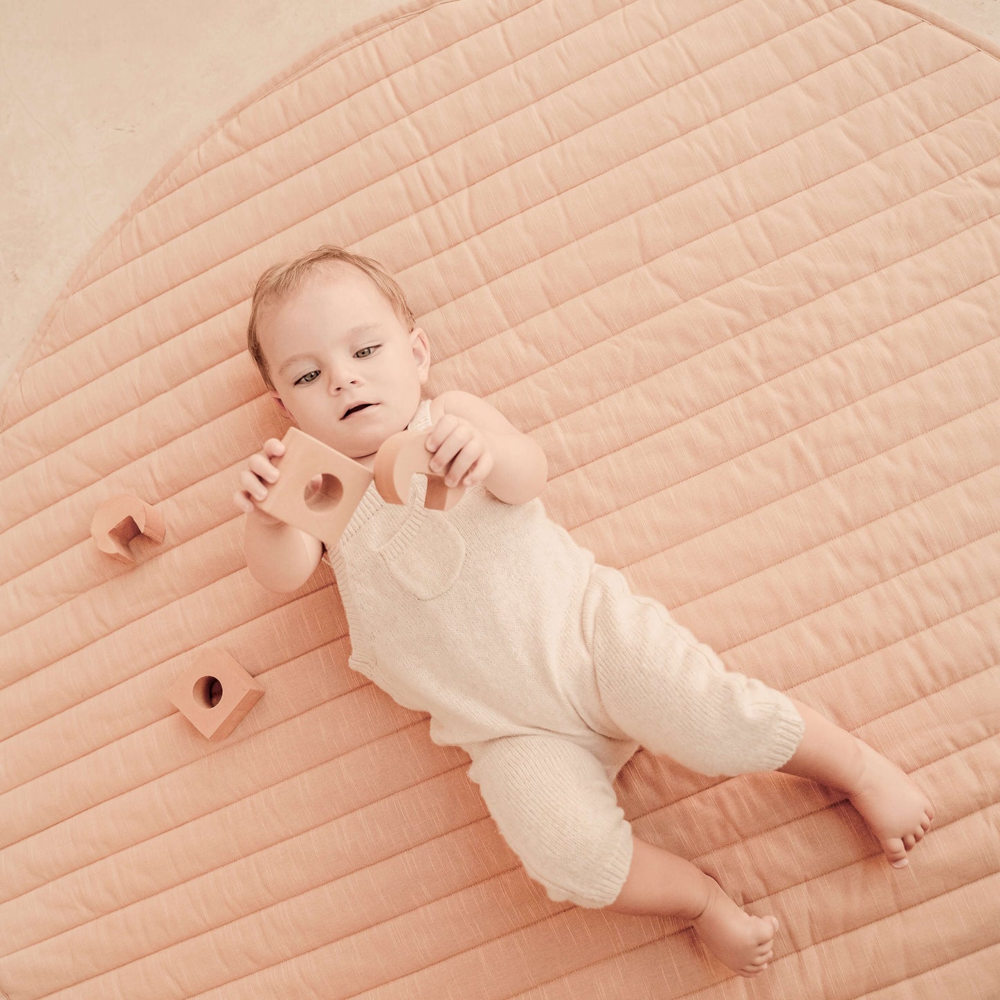Snuggle Mat | Stripes - Sandstone