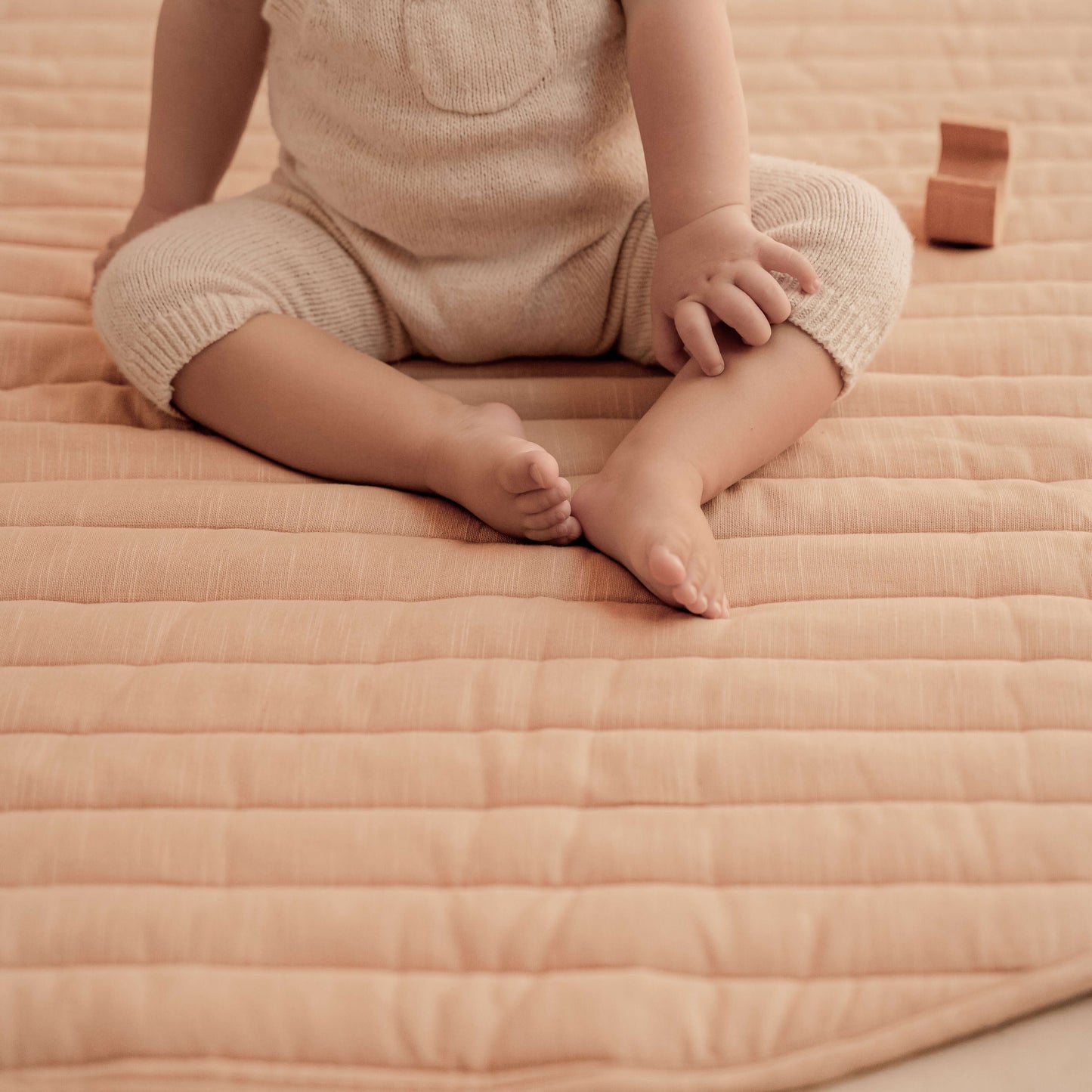 Snuggle Mat | Stripes - Sandstone