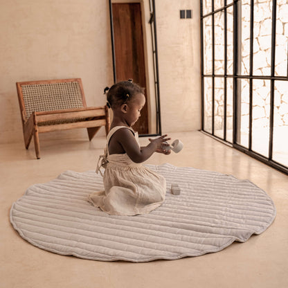 Snuggle Mat | Stripes - Stone