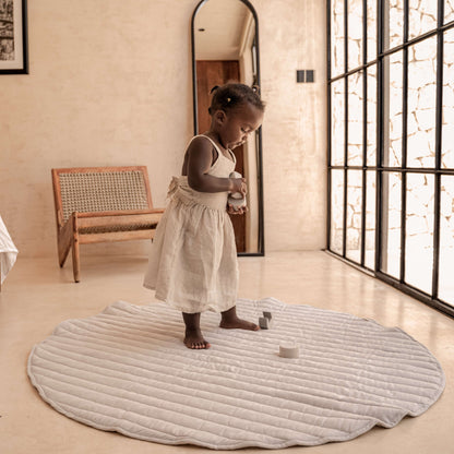 Snuggle Mat | Stripes - Stone