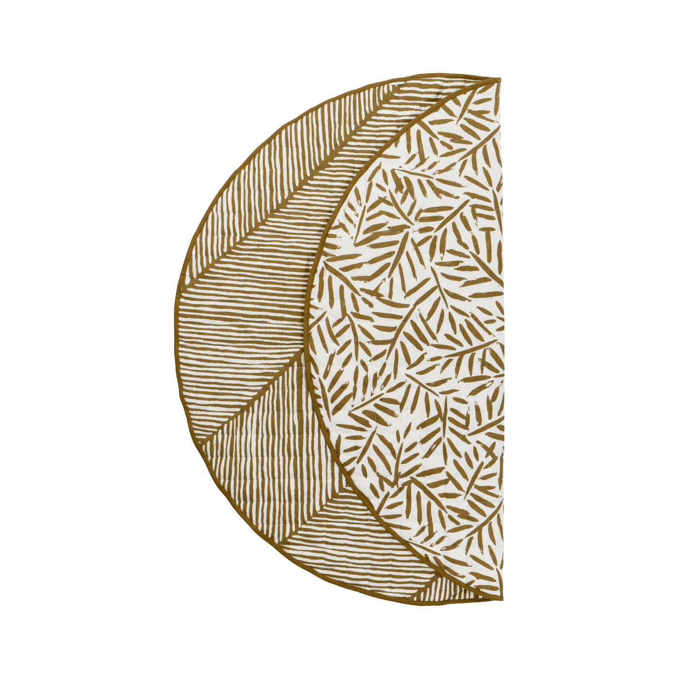 Snuggle Mat | Leaves - Sand Castle