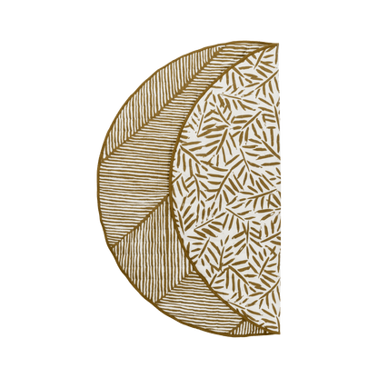 Snuggle Mat | Leaves - Sand Castle