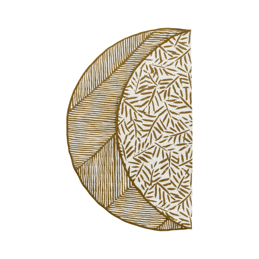 Snuggle Mat | Leaves - Sand Castle