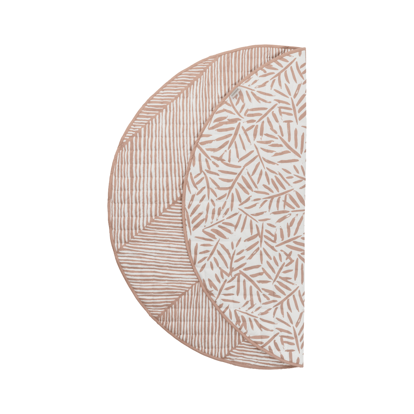 Snuggle Mat | Leaves - Sea Shell