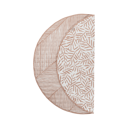 Snuggle Mat | Leaves - Sea Shell