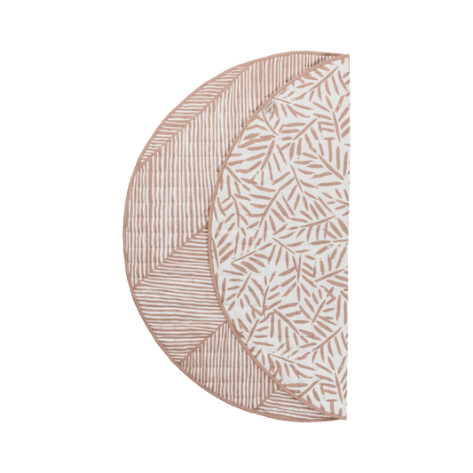 Snuggle Mat | Leaves - Sea Shell