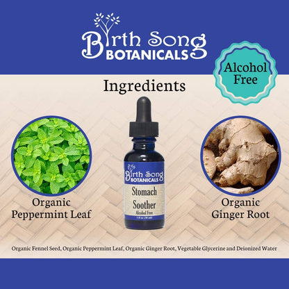 Stomach Soother Herbal Digestive Supplement Family Size 2 oz.