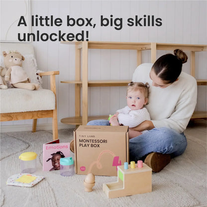 Tiny Land® Montessori Toys Set for Infants (10-12 month)