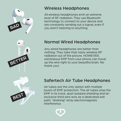 Best Air Tube Headphones for EMF Protection in 2024 • Earbuds with Incredible Sound