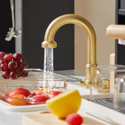 Tiny Land® Iconic Aqua Kitchen with Real-Flow Water System - Black