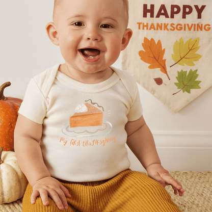 graphic bodysuit | thanksgiving pie