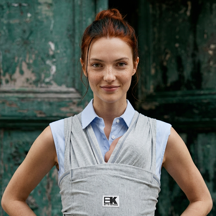 Baby K'tan Original Baby Carrier | Heather Grey
