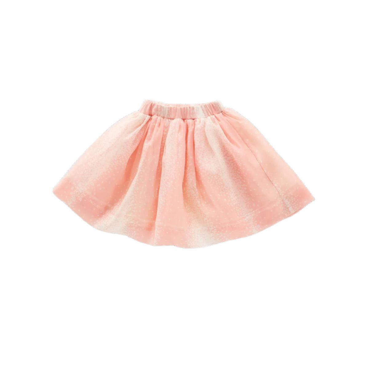 Layered Organza Skirt - Pink