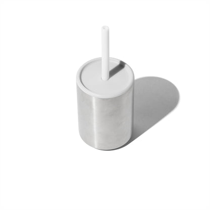 8 oz Medium Sippy Cup + Straw | Stainless Steel