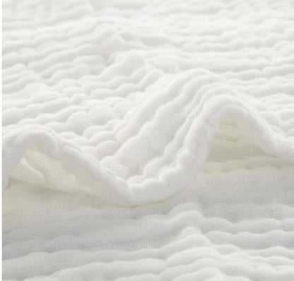 [ULTRA-SOFT] Six Layer Organic Cotton Muslin Quilt Throw Blanket Large