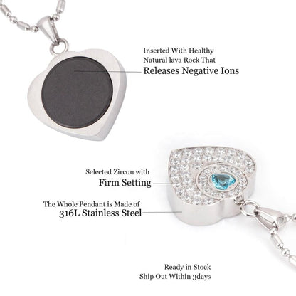 Special Edition: Heart Shaped Energy Defense Pendant 22MM