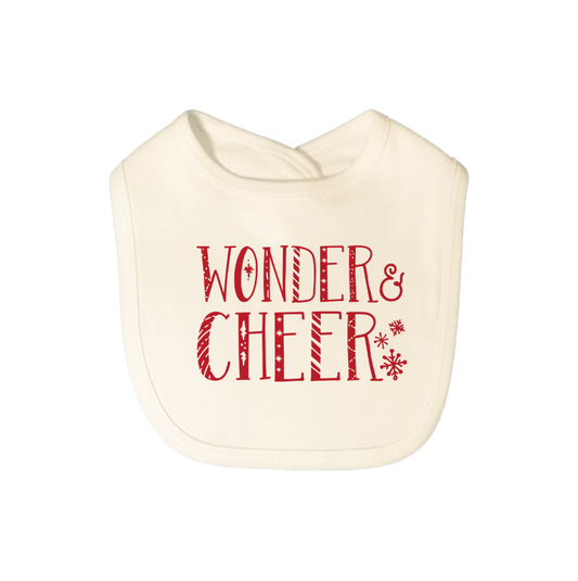graphic bib | wonder & cheer