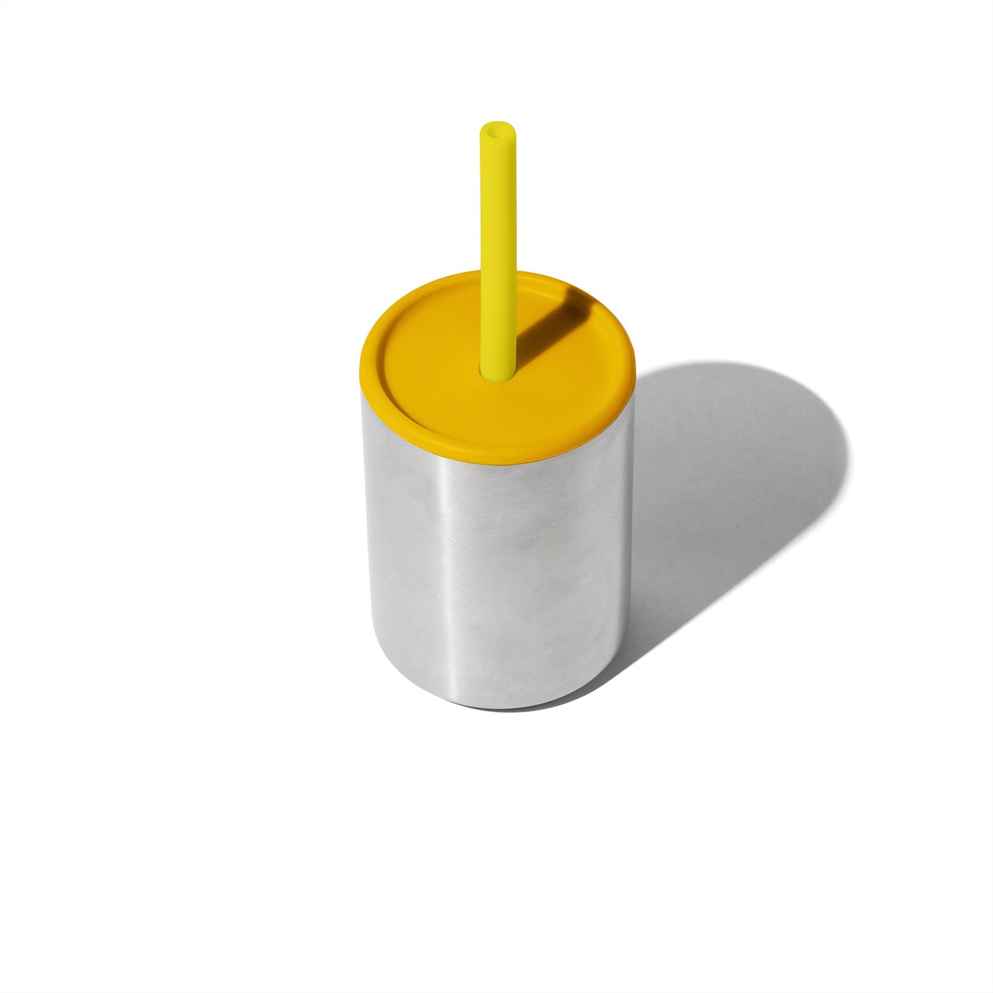 8 oz Medium Sippy Cup + Straw | Stainless Steel