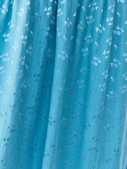 Willow Pant - Frozen Blue Bouquet
