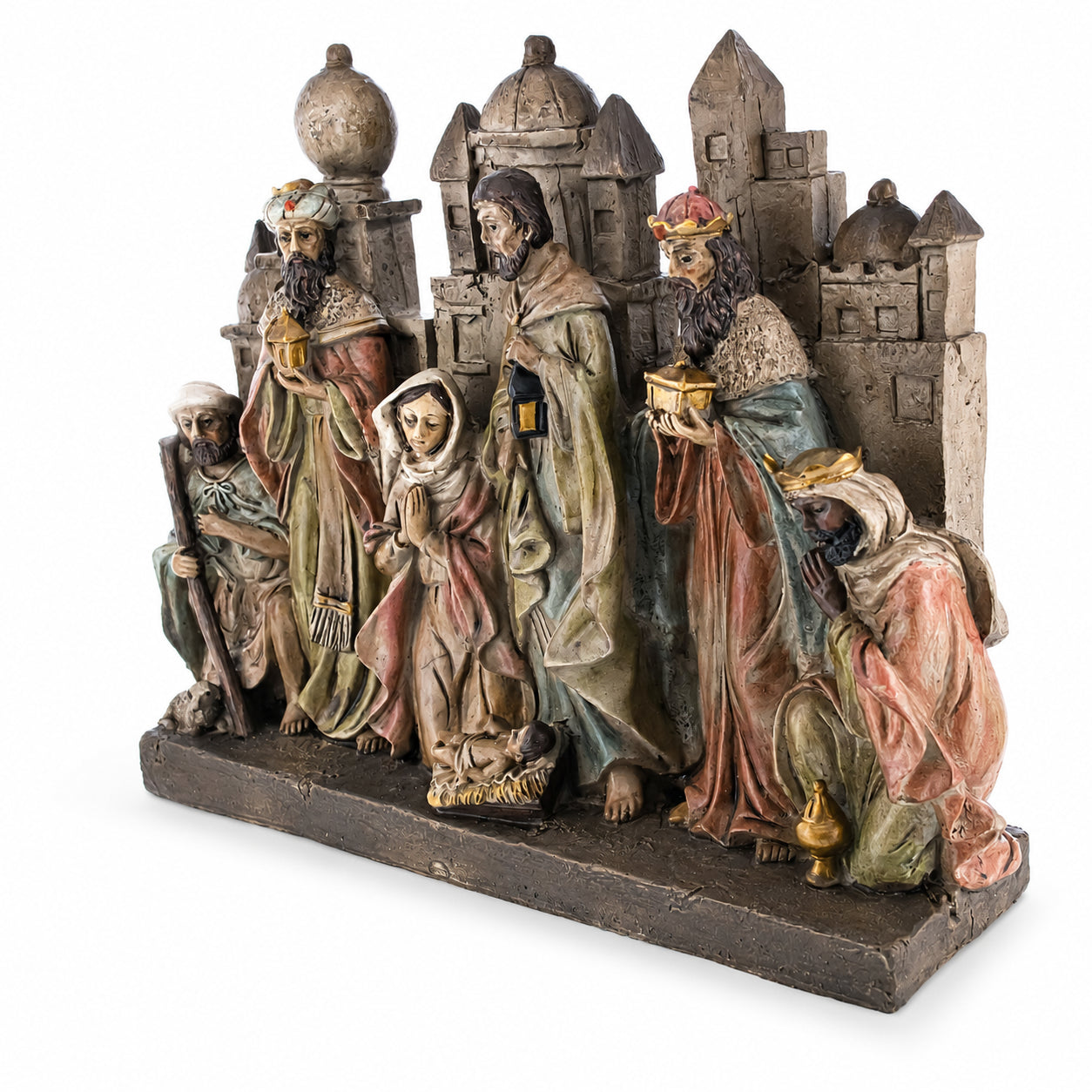 Bethlehem Nativity Scene Figurine 12 Inches
