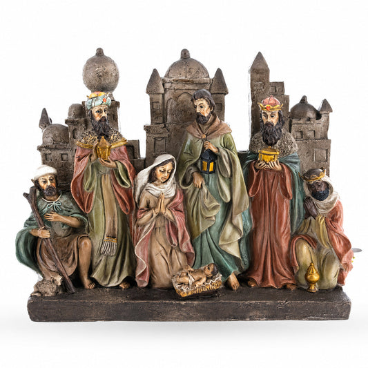 Bethlehem Nativity Scene Figurine 12 Inches