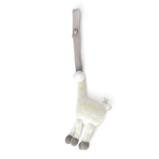 knit stroller toy | amelia the giraffe