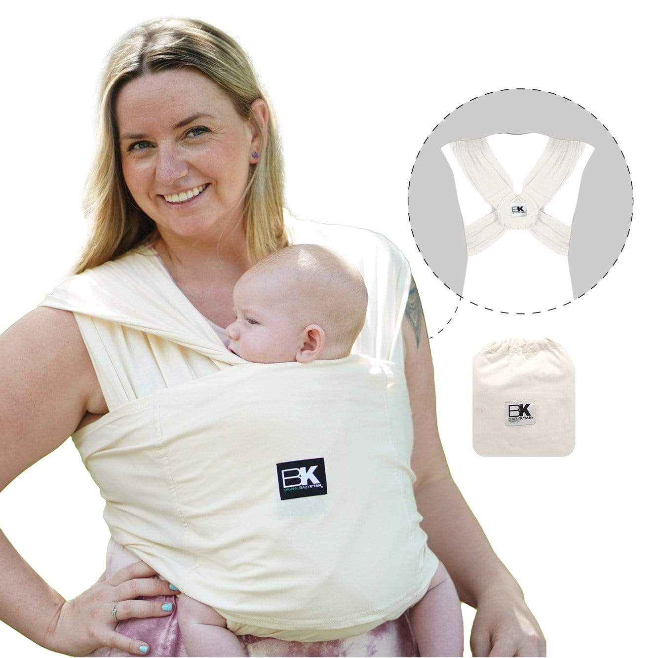 Baby K'tan Organic Baby Carrier | Natural