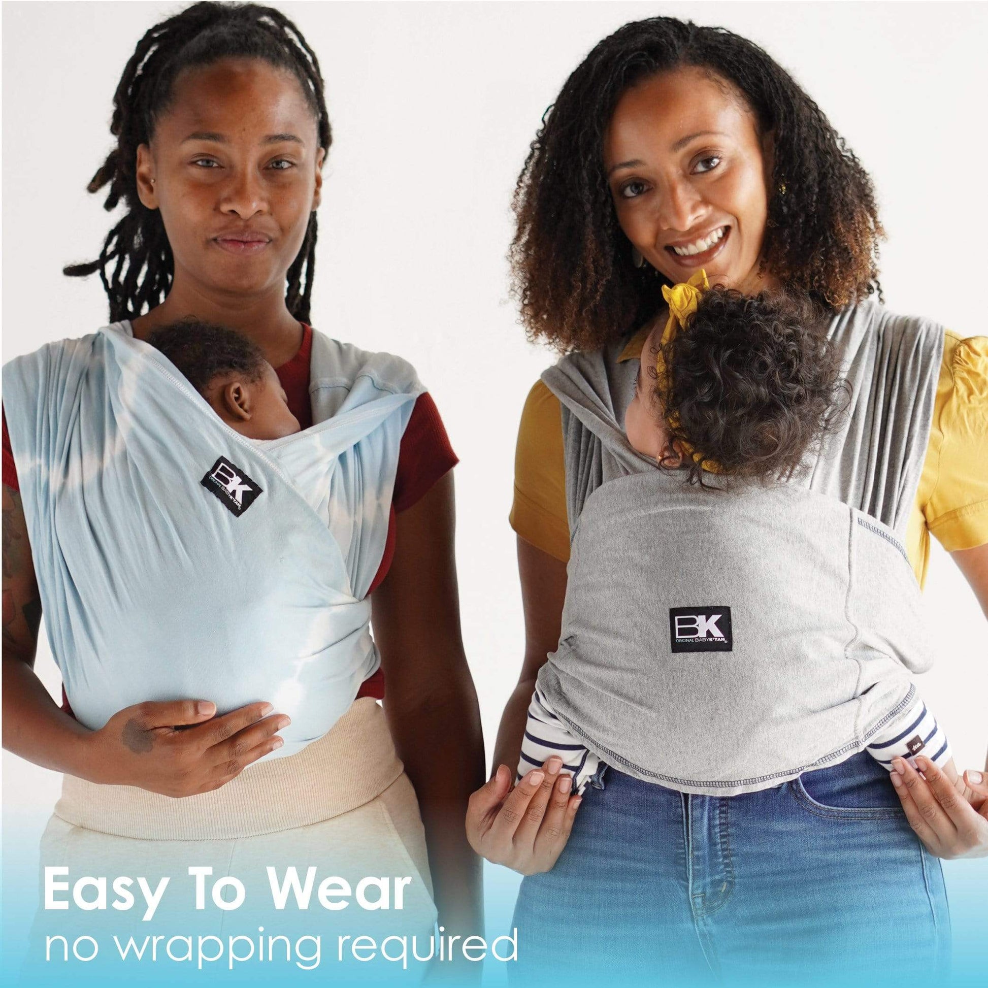 Baby K'tan Original Baby Carrier Heather Grey – Gentle Nursery Shop