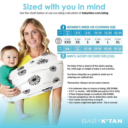 Baby K'tan Print Baby Carrier | Dandelion