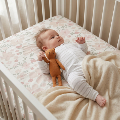 Organic Crib Sheet - Blossom