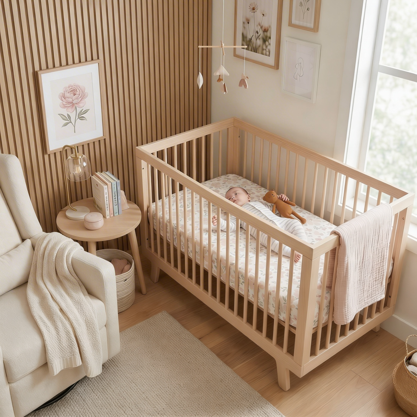 Organic Crib Sheet - Blossom