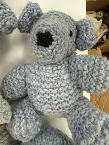 Wool Knit Buddy  | Zee the Blue Bear
