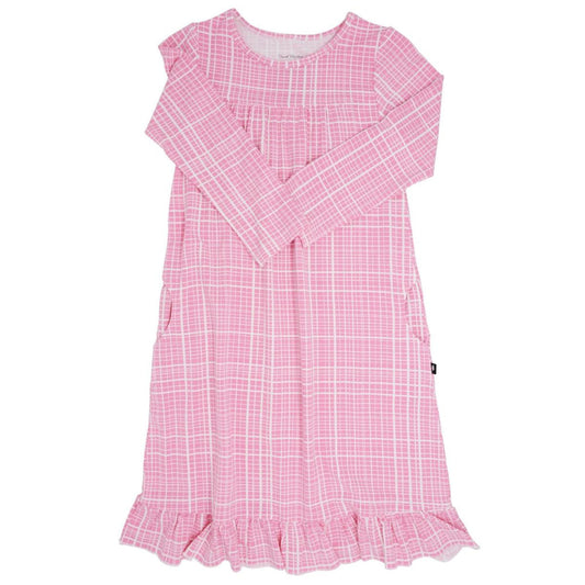 Boho Dress - Pink Weave