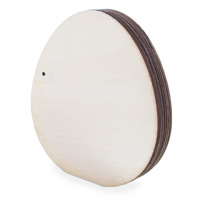 Egg Shape Spring Garden with Butterflies and Chicks Wooden Figurine