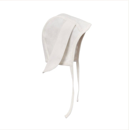 bonnet hat with ears | Ivory