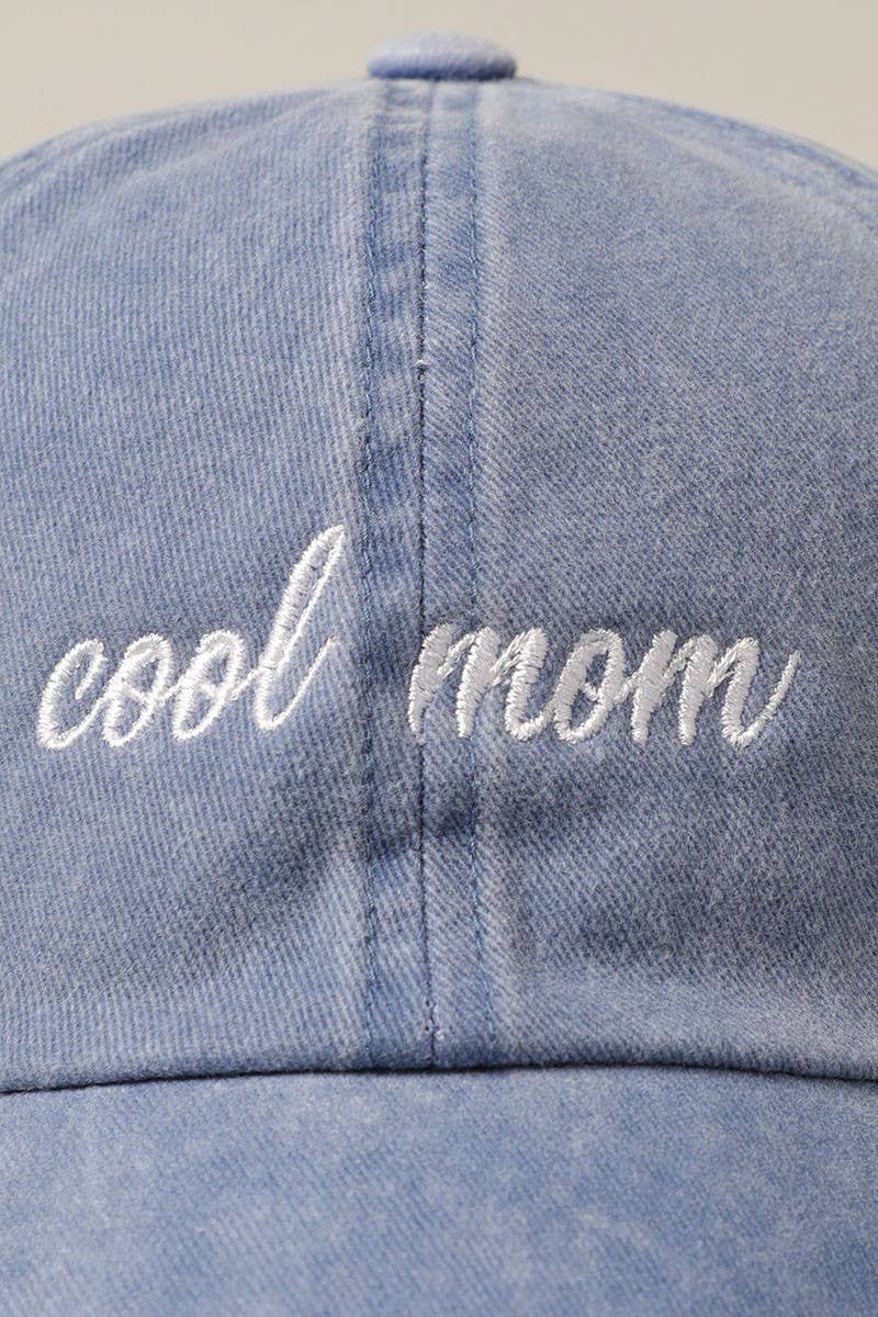 COOL MOM Embroidery Baseball Hat