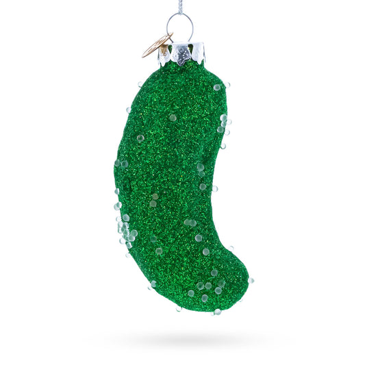 Salted Pickle Glass  Christmas Ornament