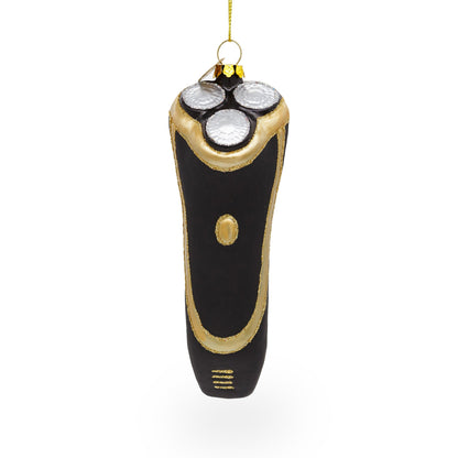 Electric Shaver Glass Christmas Ornament