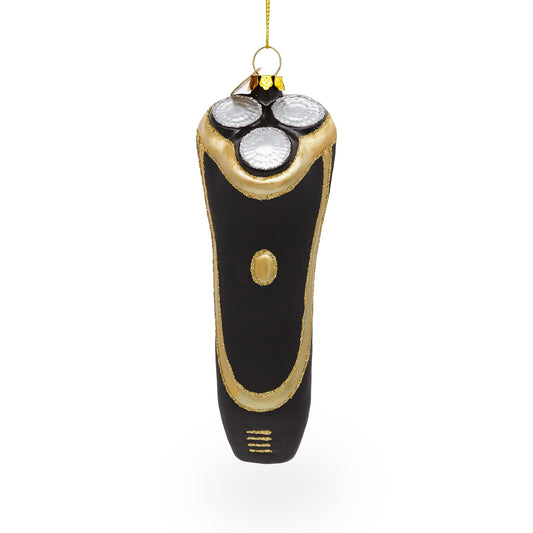 Electric Shaver Glass Christmas Ornament