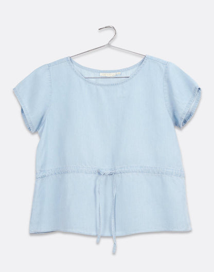 A Sweet Escape Top - Ocean Blue