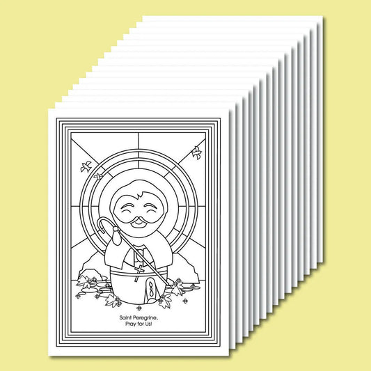 May Saints Coloring Sheets - Digital Download