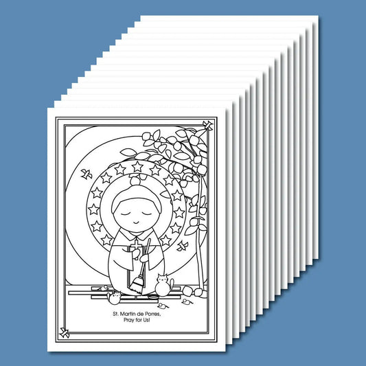 November Saints Coloring Sheets - Digital Download