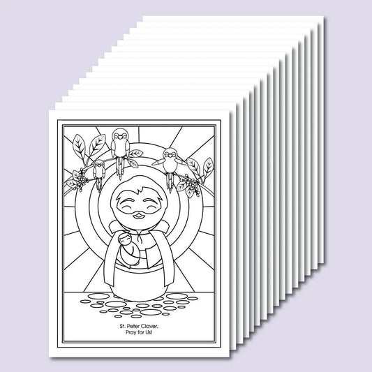 September Saints Coloring Sheets - Digital Download