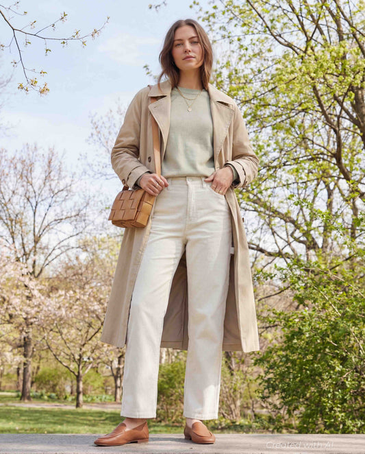 Corduroy Carpenter Pant - Winter White