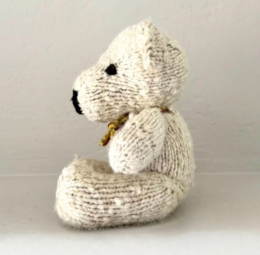 Wool Knit Buddy  | Vee the Cream Bear