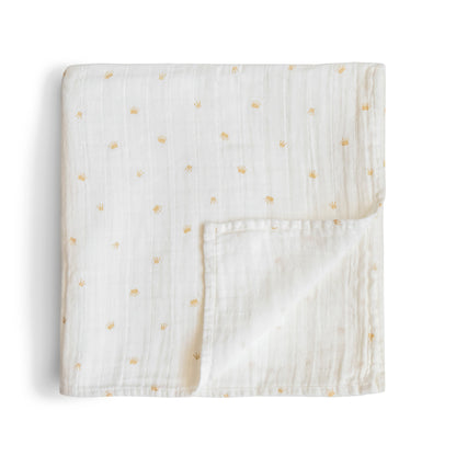 Organic Cotton Muslin Swaddle Blanket