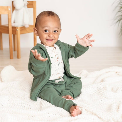 hoodie | basil green