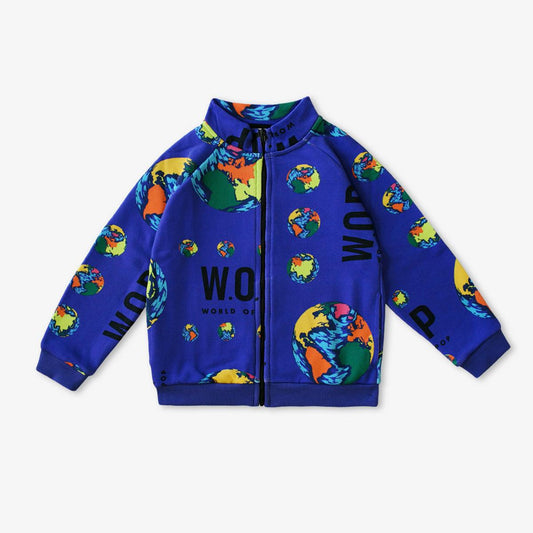 "Planets" printed jacket